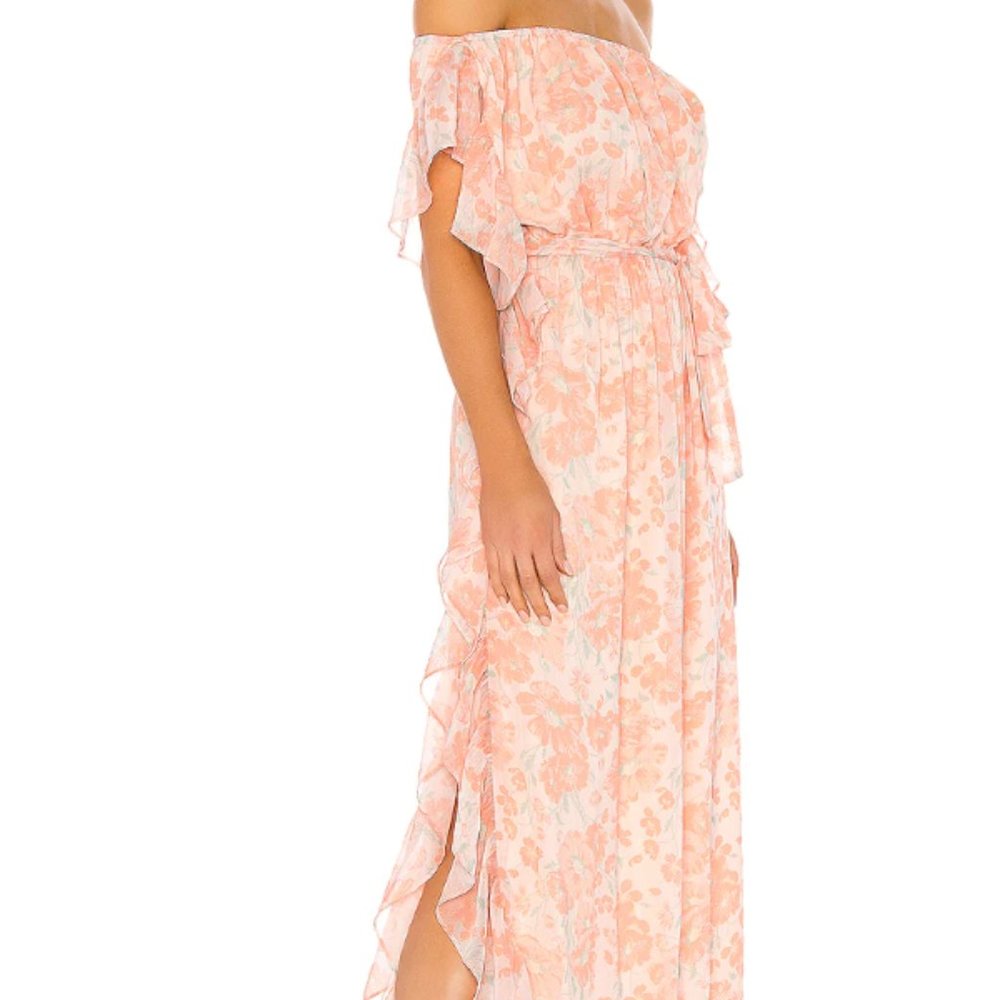 Tularosa Blaire Off The Shoulder Floral Ruffle BNWT
